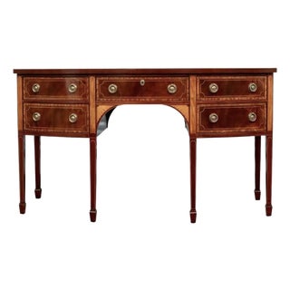 Baker Historic Charleston Mahogany Inlaid Sideboard Server Buffet For Sale