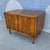 Mid-Century Modern Lane record cabinet with darling dovetail details with hourglass /apple core style pulls. Marked "Lane....
