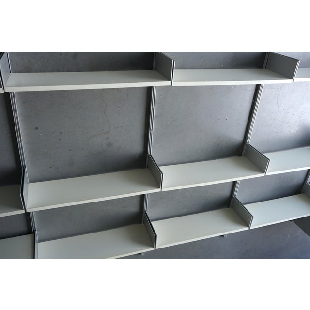 Metal Model 606 Wall Shelving Unit by Dieter Rams for Vitsoe, 1960s For Sale - Image 7 of 16
