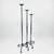 2020s Hand Forged Iron Candelabra Set of 3 (90-110cm) Antique Copper Finish Barley Twist Stem with French Scroll Feet For Sale - Image 5 of 6