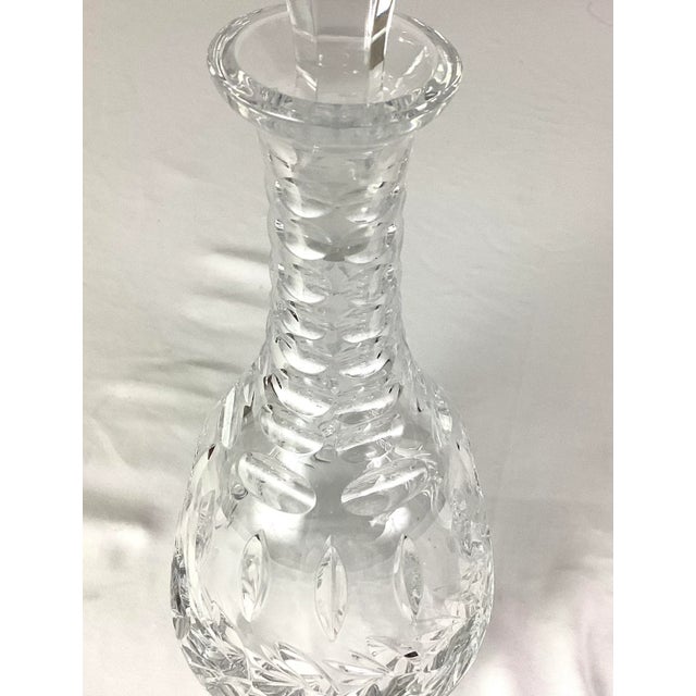 Baroque German Crystal, Elegant Cut Crystal Decanter For Sale - Image 3 of 7