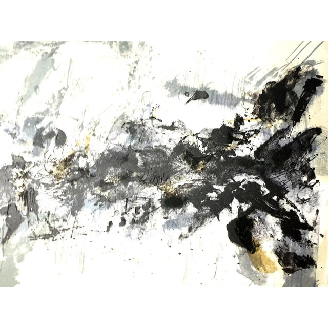 Zao Wou-ki - Original Lithograph - Abstract Composition 1962 For Sale - Image 3 of 6