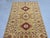 Art Deco Golden Beige Kazak Tribal Wool Rug With Three Medallions, 4'2" X 5'9" For Sale - Image 3 of 14