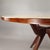 Osvaldo Borsani Italian Round Table with Cream Glass Top by Osvaldo Borsani, 1950s For Sale - Image 4 of 9