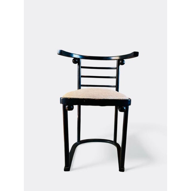 Art Deco Early 20th Century "Fledermaus" Chair attributed to Josef Hoffman, Austria For Sale - Image 3 of 4