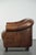 1990s Cognac-Colored Sheepskin Club Armchair For Sale - Image 5 of 14