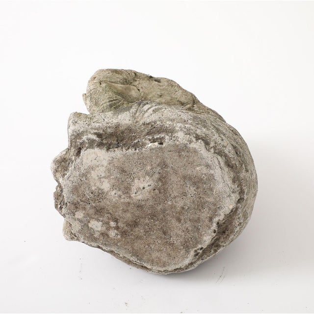 Cast Stone Elephant Garden Statue, France Mid 20th C. For Sale - Image 11 of 12