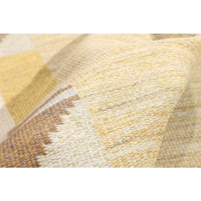 Vintage Swedish Rollakan Rug, 05'05 X 08'01 For Sale In Dallas - Image 6 of 10