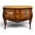 Brown Louis XV Style Bombé Commode with Marquetry and Marble Top by R. Bacchin For Sale - Image 8 of 8