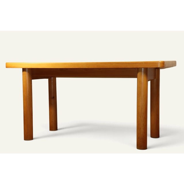 Modernist Pine Table by René Martin, 1960s For Sale - Image 12 of 18