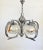 1970s Italian Chrome and Murano Glass Chandelier from Mazzega, 1970s For Sale - Image 5 of 15