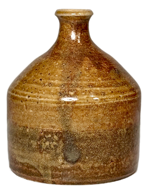 Earth Glazed Studio Ceramic Art Vase from Omega, 1980s