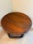 1940s Vintage Round Wooden Hand-Carved Coffee / Accent Table For Sale - Image 5 of 5