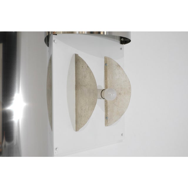 Stainless Steel and Metal Wall Light, 2010s For Sale - Image 11 of 18