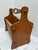 Vintage Midcentury Wood Cane Magazine File Holder For Sale - Image 4 of 9