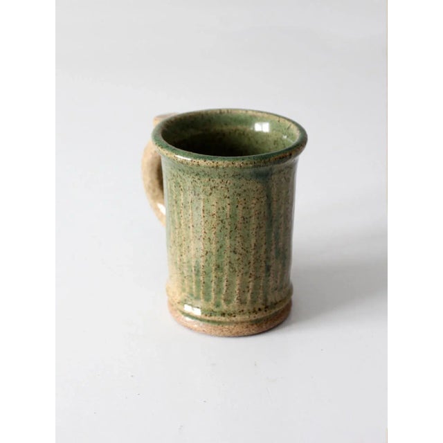 Green Studio Pottery Mug For Sale - Image 8 of 10