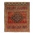 Vintage Turkish Gift-Sized Rug With Crimson Medallion Design - Rug & Kilim For Sale