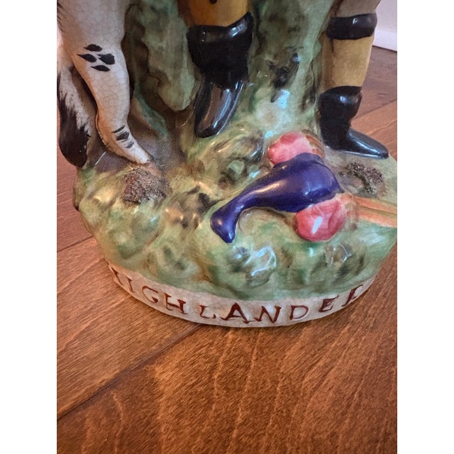 1970s Vintage Highlander Ceramic Spill Vase For Sale - Image 5 of 12