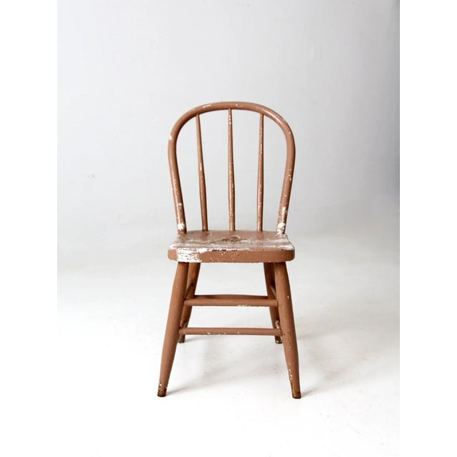 Vintage Spindle Back Windsor Chair For Sale - Image 6 of 11