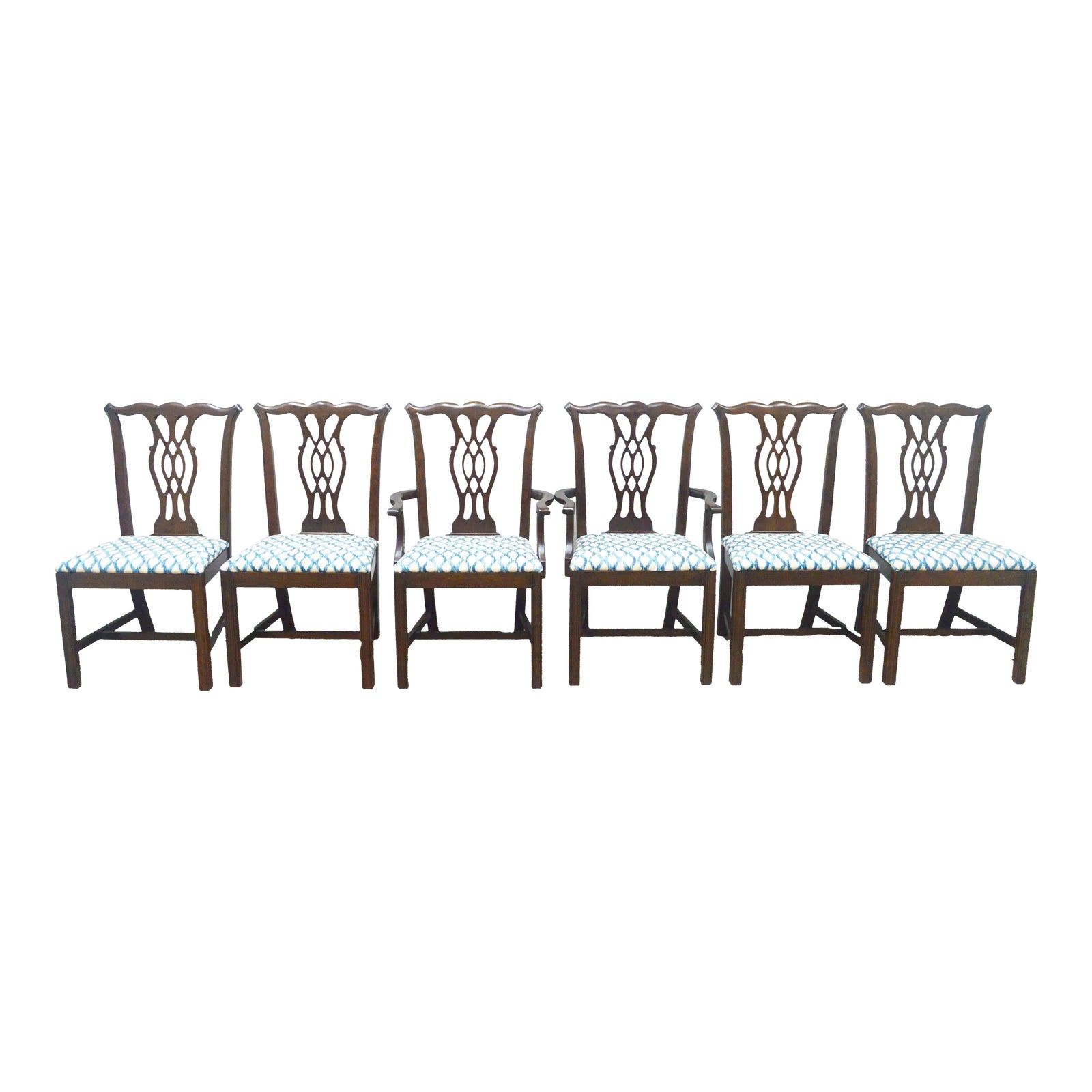 Stickley Anniversary Cherry Dining Chairs Set of 6 Chairish