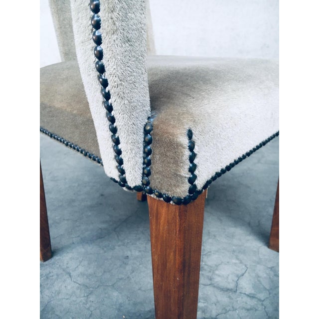 1920s Boudoir Side Chair in Velvet, 1920s For Sale - Image 5 of 18