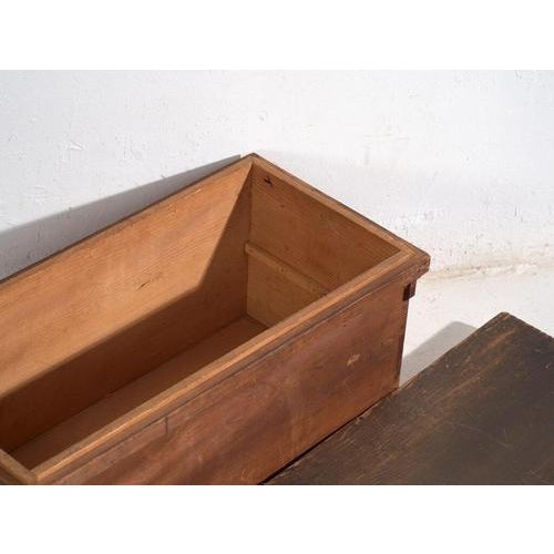 Antique Japanese Wooden Chest For Sale - Image 5 of 10