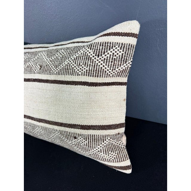 Turkish Hemp Pillow Cushion Natural Beige Brown Pillow Cushion Cover 16" x 24" #30055 Enhance your home decor with our...