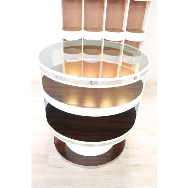 Space Age White Bar Set, 1960s, Set of 3 For Sale - Image 15 of 16