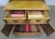 Brown Vintage Country Style Maple Cabinet Server For Sale - Image 8 of 13