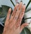 Twenty-three earth-mined diamonds sparkle across this delicate solid 14K rose gold band, totalling 0.23 carats. The warm...