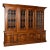 Large 20th Century French Oak Bookcase Display Cabinet For Sale