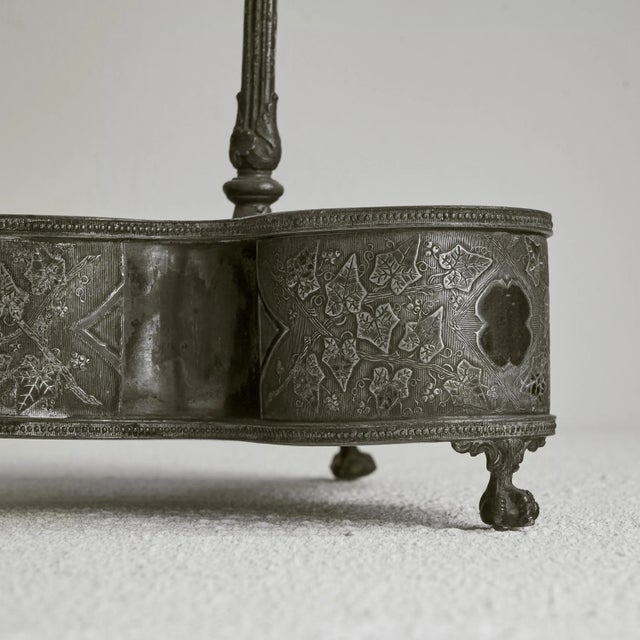 19th Century Bottle Holder in Patinated Silver by Shaw & Fisher, 1890s For Sale - Image 5 of 9