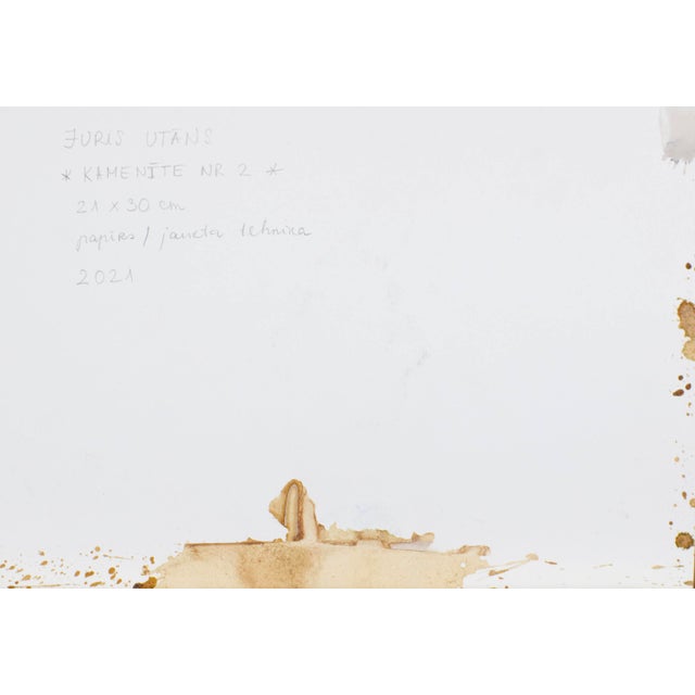 Juris Utans, Bumblebee II, 2021, Mixed Media on Paper, in Good conditions. Designed from 2000 I have official proof of...