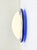 Italian Blue and White Round Vetri Murano Wall Light, 1980s For Sale - Image 9 of 15