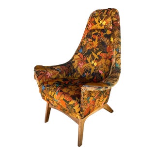Adrian Pearsall for Craft Associates High Back Lounge Chair For Sale