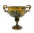 Brass Vintage Brass Pedestal Urn Cachepot With Ornate Handles – Neoclassical / Hollywood Regency For Sale - Image 8 of 10