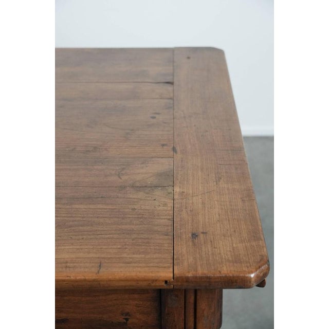 French Farmhouse Dining Table with Two Drawers For Sale - Image 12 of 18