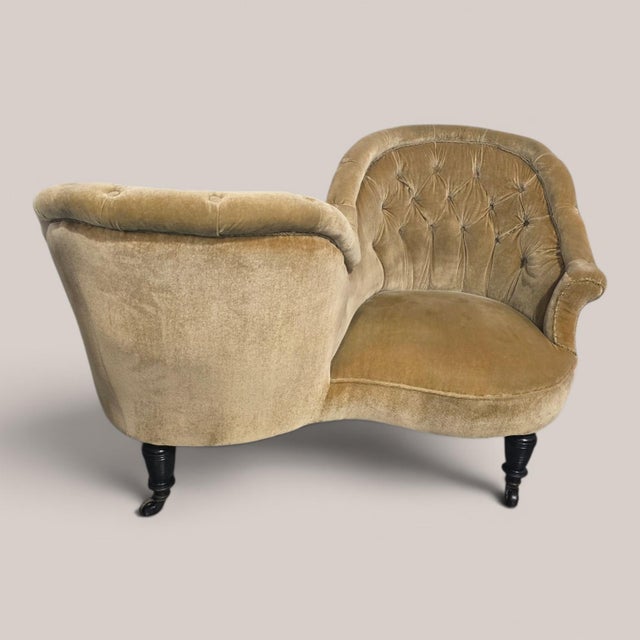 Victorian Conversation Sofa, 1880s For Sale - Image 14 of 14