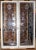 Pair of Early 20th Century Leaded and Textured Glass Cabinet Doors / Windows For Sale - Image 10 of 11
