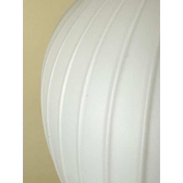 Opal Glass Bologna Pendant Light attributed to Aloys Gangkofner for Peill & Putzler, 1950 For Sale - Image 12 of 17