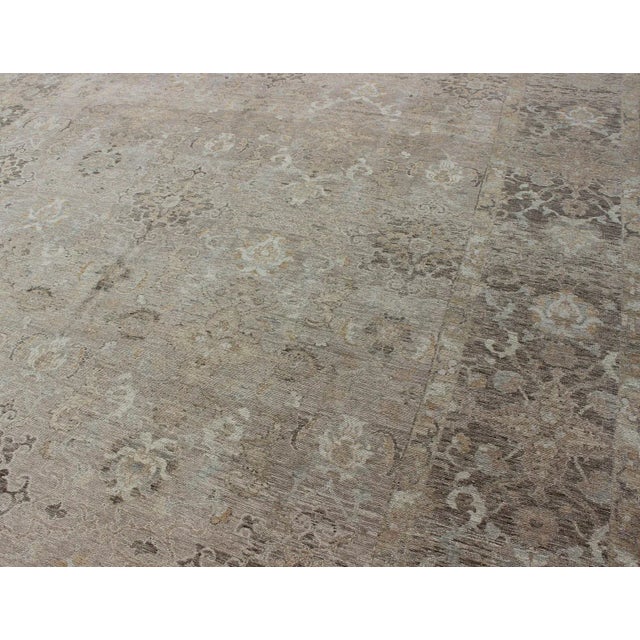 Keivan Woven Arts - Turkish Sivas in Taupe, Gray, Ivory and Brown, Cream and pastel colors, rug AN-108837, country of...