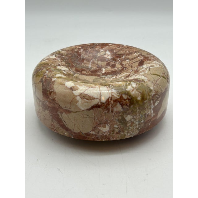 Brown Vintage Marble Ashtray by Roberto Arioli for Gabbianelli, 1960s For Sale - Image 8 of 8