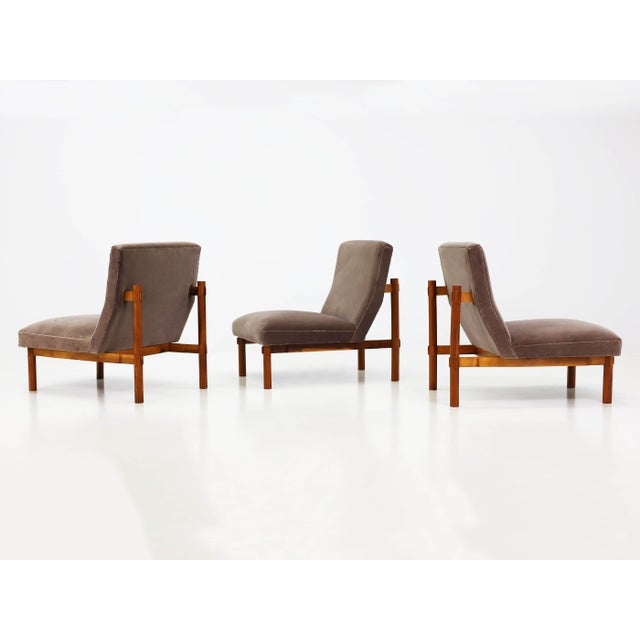 Model 869 Architectural Lounge Chairs from Cassina, Italy, 1960s, Set of 3 For Sale - Image 13 of 13