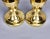 Metal Pair of Vintage Brass Copper Craft Usa Candle Holders With Hurricane Glass Shades For Sale - Image 7 of 8
