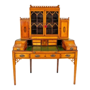 Early 19th Century George the III Satinwood Desk