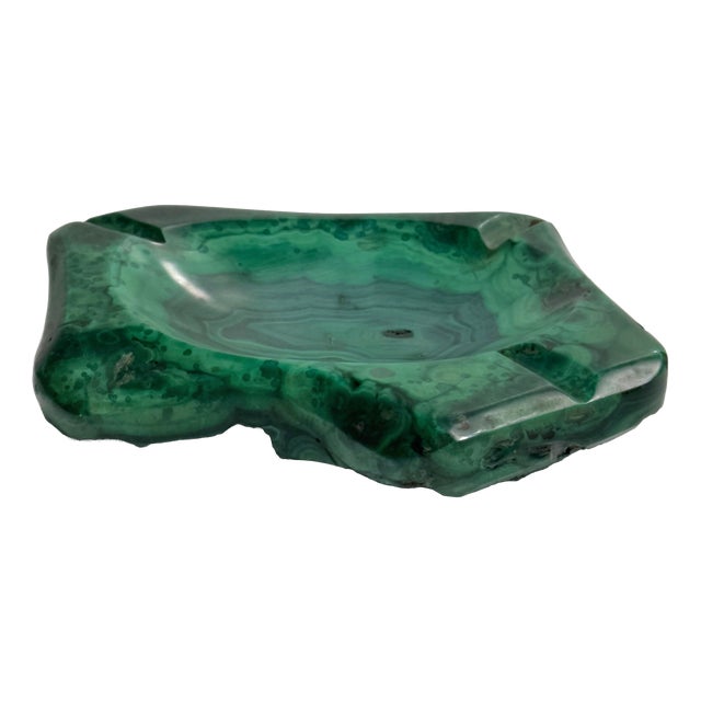 Italian Malachite Ashtray, 1960s For Sale