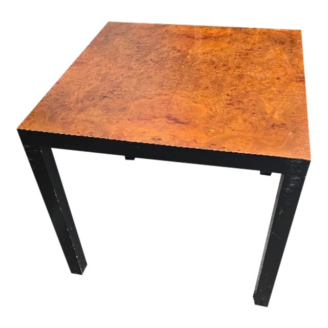 Mid Century Modern-Milo Baughman Design Parsons Table For Sale