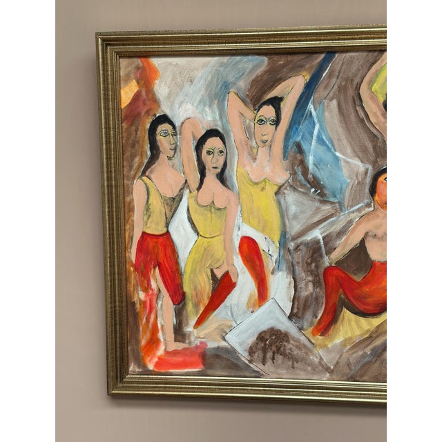 Roland Roos, Estraden, 2003, Oil Painting on Canvas, Framed For Sale - Image 14 of 18