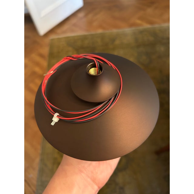 Roll & Hill Pendant 01 W/ Fume Glass For Sale - Image 4 of 6