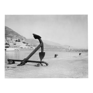 Anchor on Beach in Monte Carlo Vintage Photo For Sale